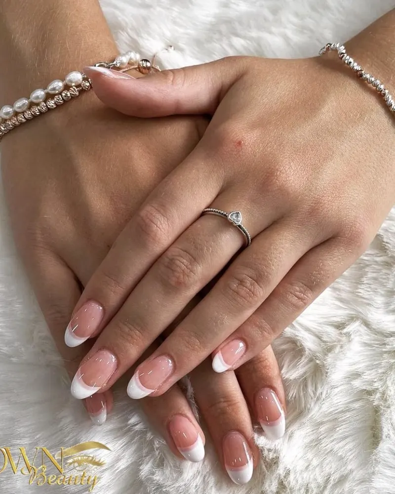 Classic French manicure